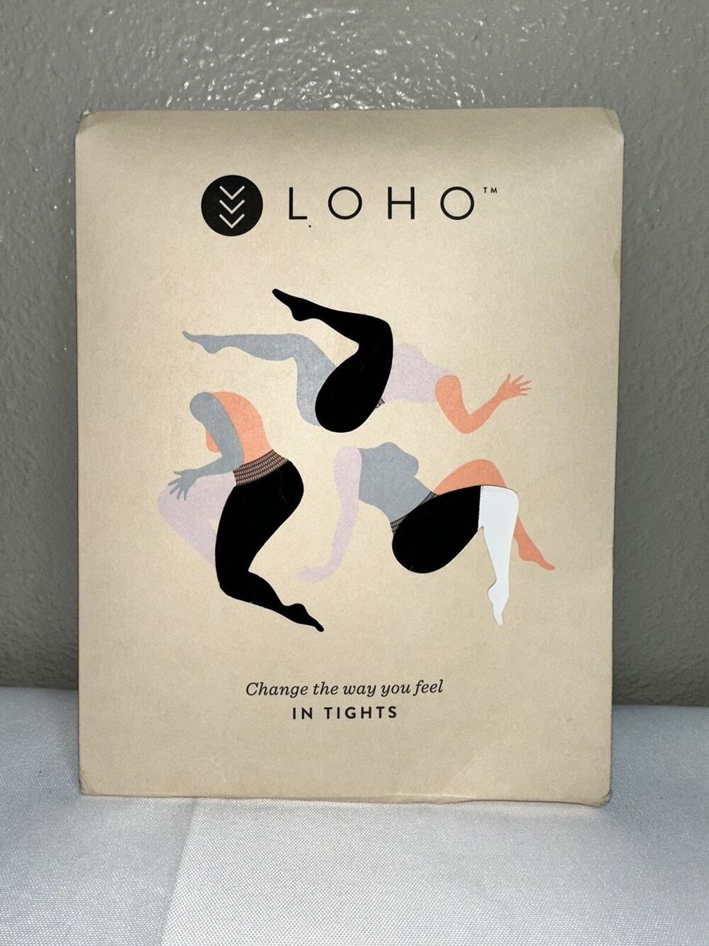 Loho Seattle Made Patented Waistband Comfort Tights Black Large Size 14-16